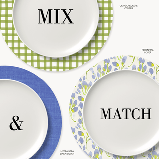 Perennial Charger Plate Covers - Set of 4