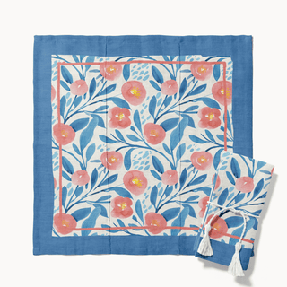 Poppy Flower Napkins - Set of 4